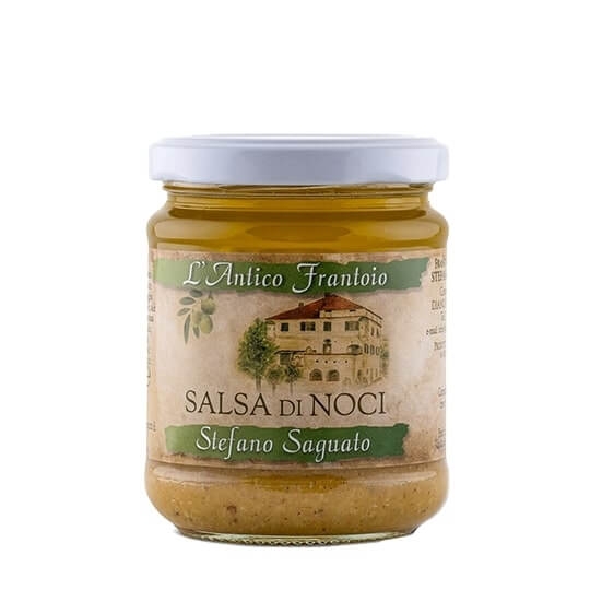 Sos de nuci in ulei extravirgin de masline taggiasche  L' Antico Frantoio Stefano Saguato 180g
