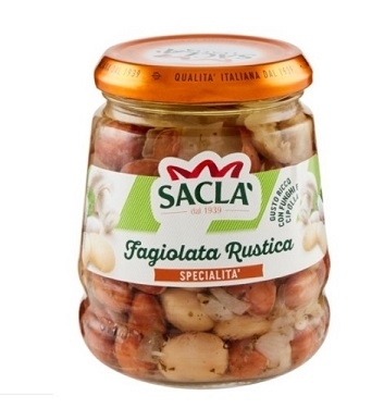 Specialitate italiana de fasole si ciuperci "Fagiolata Rustica '' Sacla 290g Specialitate italiana de fasole si ciuperci "Fagiolata Rustica '' Sacla 290g