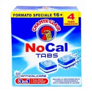 Tablete anticalcar masina de spalat Chanteclair NOCAL 20 de bucati Tablete anticalcar masina de spalat Chanteclair NOCAL 20 de bucati