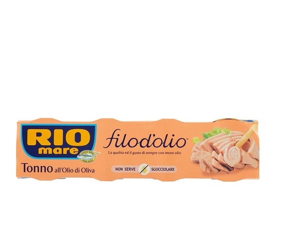 Ton cu continut redus de ulei Rio mare Filod'olio, 4buc x 65 g Ton cu continut redus de ulei Rio mare Filod'olio, 4buc x 65 g
