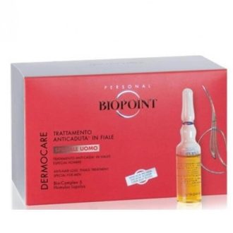 Tratament impotriva căderii părului Biopoint Professional Anticaduta, pentru barbati, 12 fiole x 6ml