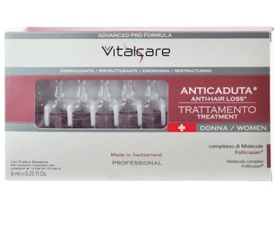 Tratament profesional impotriva căderii părului Vitalcare Anticaduta10 fiole x 6ml Tratament profesional impotriva căderii părului Vitalcare Anticaduta10 fiole x 6ml