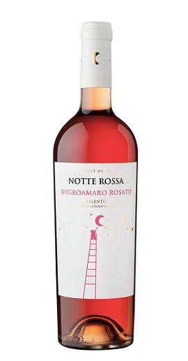 Vin italian Negroamaro Rosato di Salento IGP Notte Rossa, vinificat 2020, 750 ml