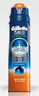 Gel de ras 2 in 1 Gillette Fusion - Ocean Gel de ras 2 in 1 Gillette Fusion - Ocean