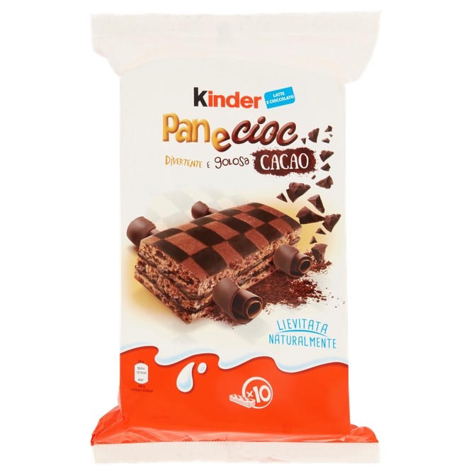 Prajituri Kinder Panecioc cacao 290g, 10 buc Prajituri Kinder Panecioc cacao 290g, 10 buc