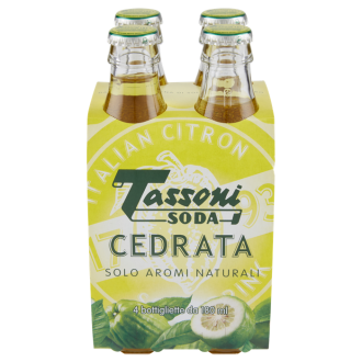 Bautura racoritoare Cedrata Tassoni 4buc x180ml