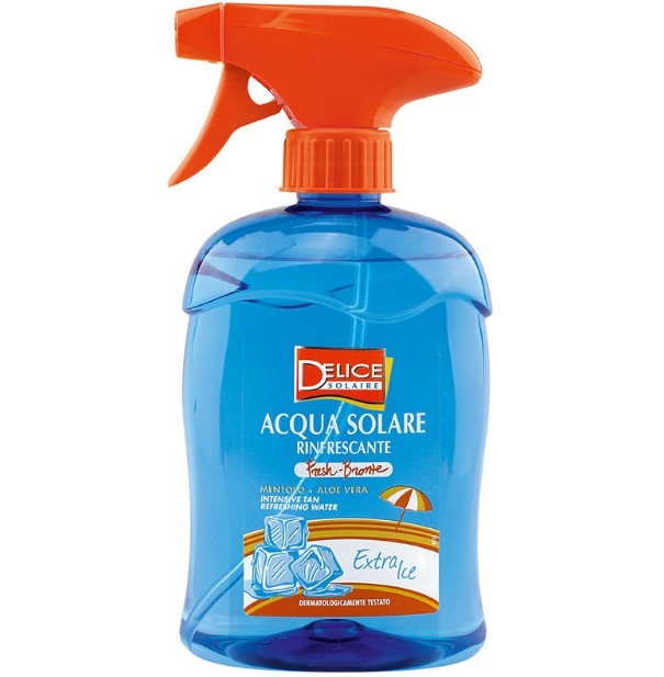 Apa bronzanta Fresh Bronze Delice Ice Italia cu mentol si aloe vera 500ml Apa bronzanta Fresh Bronze Delice Ice Italia cu mentol si aloe vera 500ml