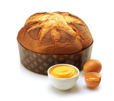 Cozonac italian artizanal Panettone Crema Pasticcera Gilber 1kg - ambalat manual