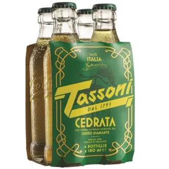 Bautura racoritoare Cedrata Tassoni 4buc x180ml