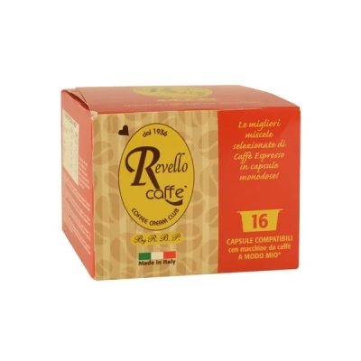 Capsule cafea Revello Oro compatibile Lavazza Modo Mio 16buc