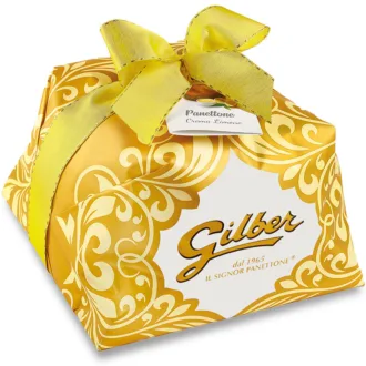 Cozonac italian artizanal cu crema de lamaie Panettone Crema Limone Gilber 1kg - ambalat manual