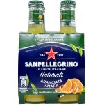 Bautura racoritoare carbogazoasa L'Aranciata amara Sanpellegrino 4buc x 20cl