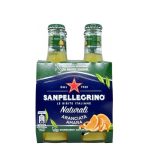 Bautura racoritoare carbogazoasa L'Aranciata amara Sanpellegrino 4buc x 20cl