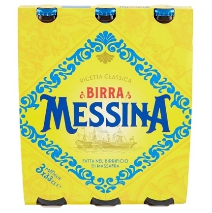 Bere blonda italiana Messina clasica 3buc x 330ml Bere blonda italiana Messina clasica 3buc x 330ml