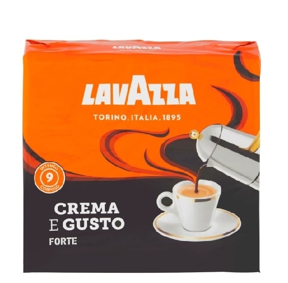 Cafea italiana Lavazza Crema e Gusto Forte 2 buc x 250g