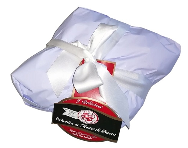 Cozonac italian artizanal Colomba cu fructe de padure I Deliziosi 1Kg - ambalat manual Cozonac italian artizanal Colomba cu fructe de padure I Deliziosi 1Kg - ambalat manual