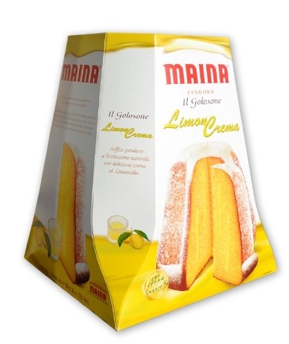 Cozonac italian Maina Il Golosone Pandoro Limoncrema, 750g Cozonac italian Maina Il Golosone Pandoro Limoncrema, 750g