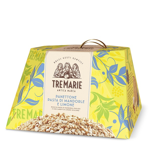 Cozonac italian Panettone cu migdale si lamaie Perla del Sud Tre Marie 1kg Cozonac italian Panettone cu migdale si lamaie Perla del Sud Tre Marie 1kg
