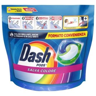 Dash detergent All in 1 Pods Color, 44 capsule