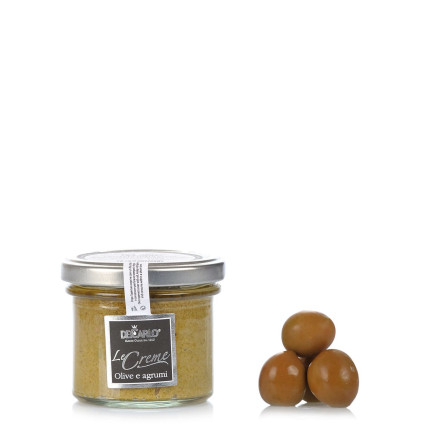 Crema Italia de masline verzi cu citrice De Carlo 100g Crema Italia de masline verzi cu citrice De Carlo 100g
