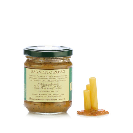 Sos italian Bagnetto Rosso 180 g Il Mongetto Sos italian Bagnetto Rosso 180 g Il Mongetto