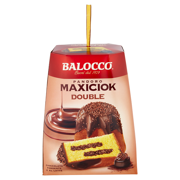 Cozonac Italia Balocco Pandoro Maxiciok Double 800g Cozonac Italia Balocco Pandoro Maxiciok Double 800g