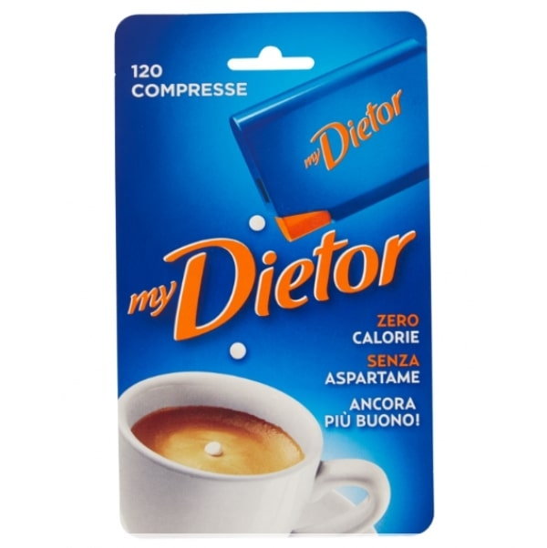 Indulcitor italan fara aspartam, 0 calorii myDietor - 120 pastile x 6 g
