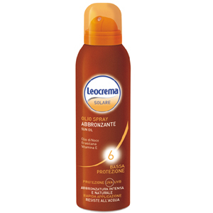 Ulei de plaja bronzant SPF6 Leocrema Italia spray 150ml Ulei de plaja bronzant SPF6 Leocrema Italia spray 150ml