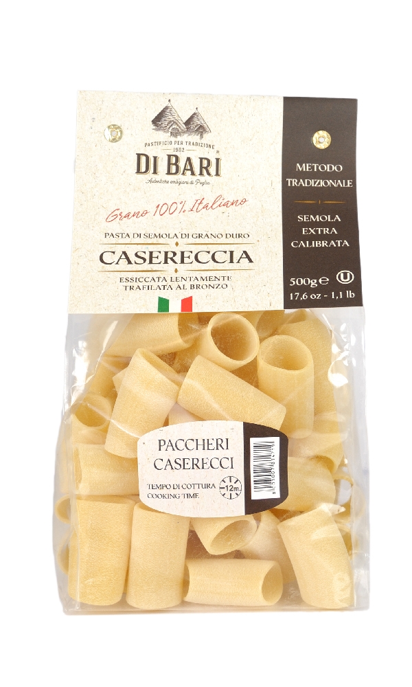 Paste italiene Paccheri Di Bari 500g Paste italiene Paccheri Di Bari 500g