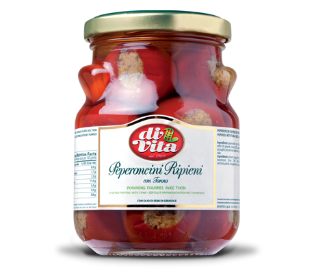 Ardei umpluti cu ton Di Vita 280g Ardei umpluti cu ton Di Vita 280g