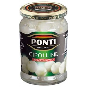 Ceapa de primavara in otet 300g Ponti Ceapa de primavara in otet 300g Ponti