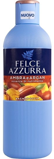 Spuma de baie cu parfum de ambra si argan Felce Azzurra Bagnodoccia 650 ml