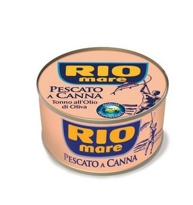 Ton pescuit cu undita in ulei de masline Rio Mare 80g