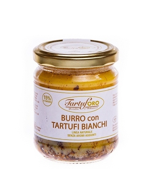 Unt cu trufe albe 15%, fara arome TartufOro 180g - Termen de valabilitate 30.04.2023 Unt cu trufe albe 15%, fara arome TartufOro 180g - Termen de valabilitate 30.04.2023