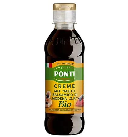 Crema Bio de otet balsamic Ponti IGP 250 ml Crema Bio de otet balsamic Ponti IGP 250 ml