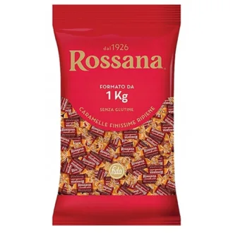 Caramele fine umplute cu caramel sarat Rossana 1kg