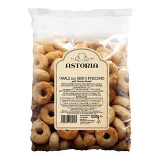 Covrigei italieni Taralli cu seminte de fenicul Astoria 250g