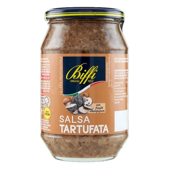 Sos cu trufe negre de vară (1,4%) Salsa Tartufata Biffi 480g