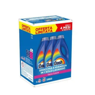 Detergent lichid pentru rufe colorate Dash Salva Colore pachet