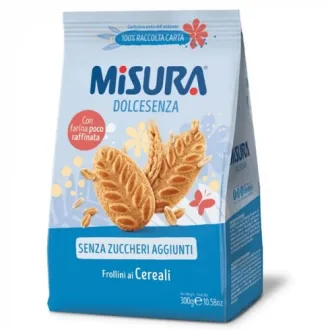 Biscuiti cu cereale fara zahar Misura 300g