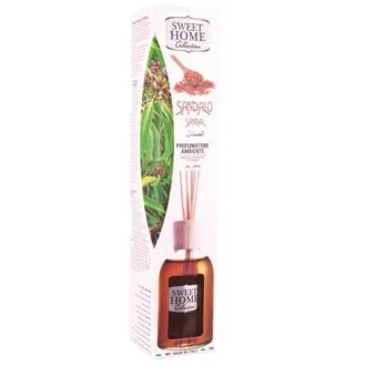 Odorizant cu betisoare parfum de santal Sweet Home 100ml