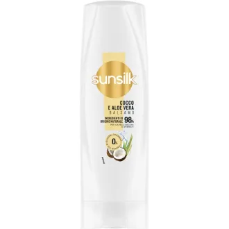 Balsam fara parabeni Cocos si Aloe Vera pentru par uscat si despicat Sunsilk 250ml