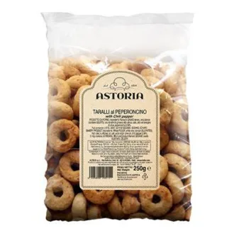 Covrigei italieni Taralli cu ardei iute Astoria 250g