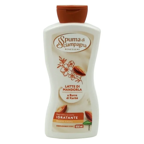 Gel de dus cu Migdale si unt de Shea Spuma di Sciampagna 650 ml Gel de dus cu Migdale si unt de Shea Spuma di Sciampagna 650 ml
