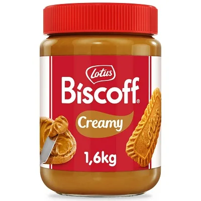 Crema de biscuiti cu caramel Lotus Biscoff Creamy 1,6 kg